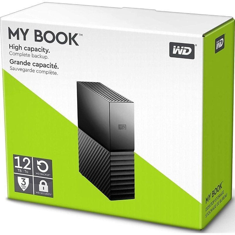 Western Digital My Book 12TB 3.5" USB 3.0 Negro
