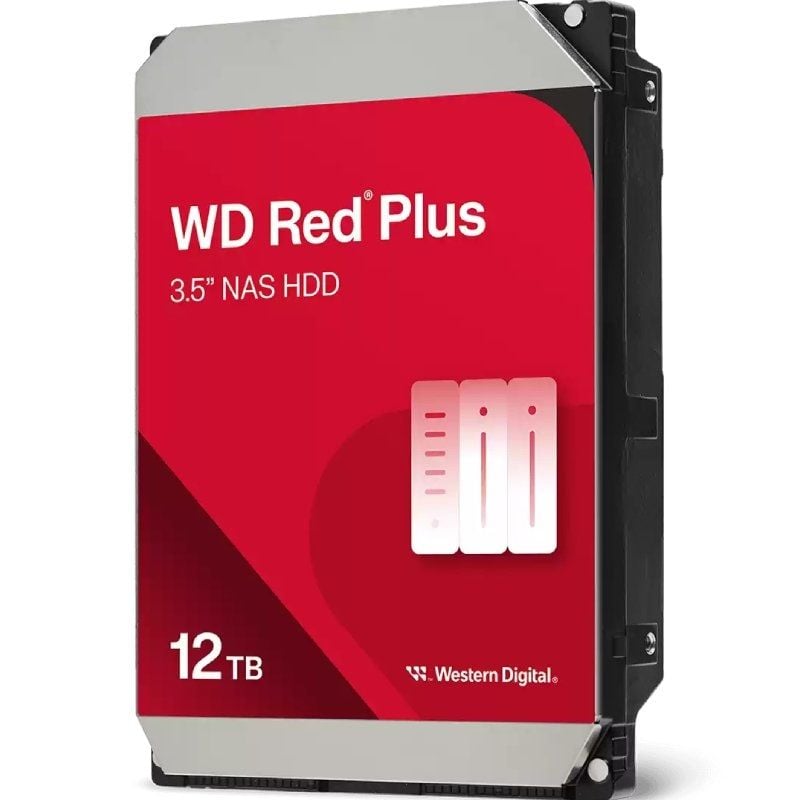 Disco Duro Western Digital WD Red Plus NAS 12TB
3.5"
SATA III
512MB