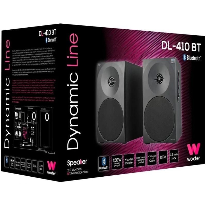 Altavoces con Bluetooth Woxter Dynamic Line DL-410 BT
150W
2.0
