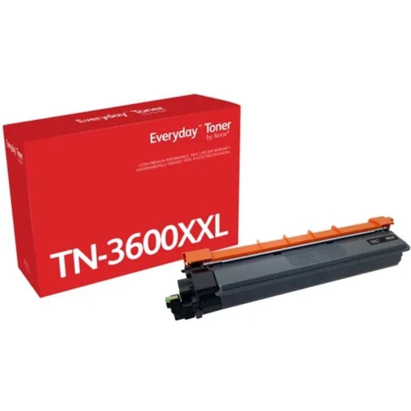 Tóner compatible Xerox 006R04868 compatible con Brother TN3600XXL Alta Capacidad
Negro