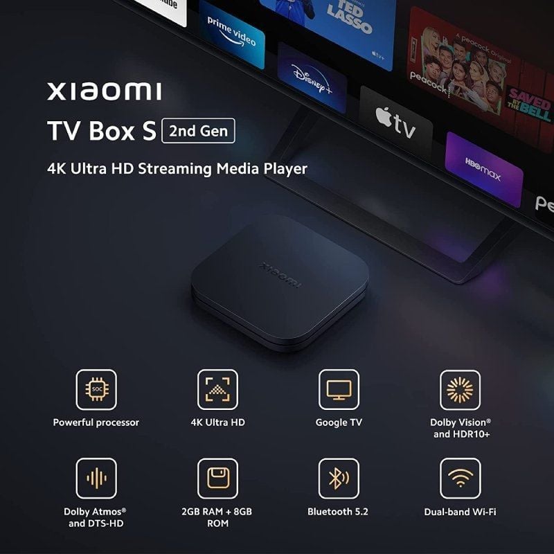 XIAOMI Mi TV Box S 2nD GEN negro