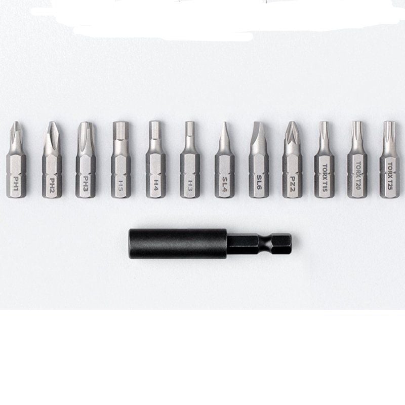 Destornillador Inalámbrico Xiaomi Mi Cordless Screwdriver
12 Puntas de precisión