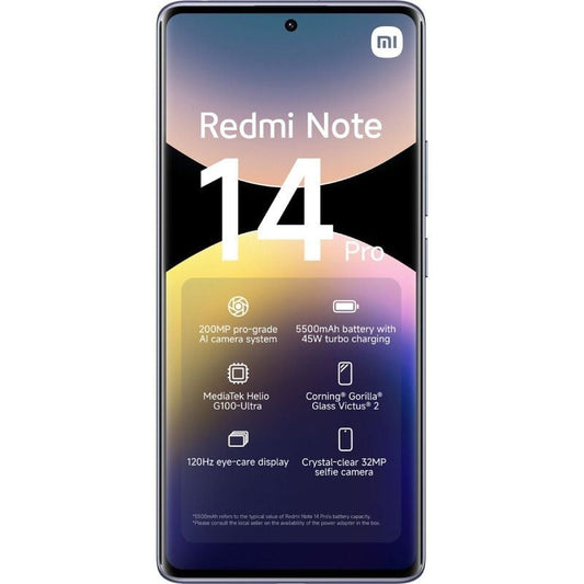 Smartphone Xiaomi Redmi Note 14 Pro 12GB
512GB
6.67"
Purpura