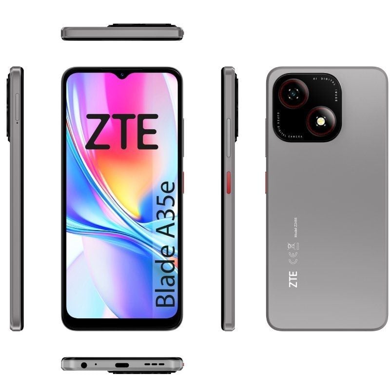 ZTE Blade A35E 6,52" HD 2GB(+2GB) 32GB Gray
