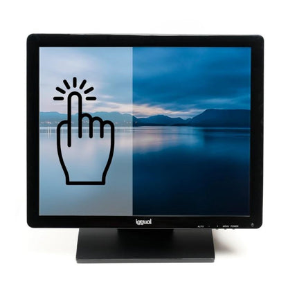 iggual Monitor táctil resistivo 19" USB VGA HDMI