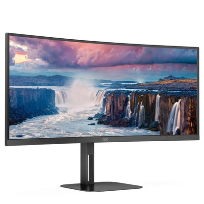 AOC CU34V5C Monitor 27" 2K HDMI USBc MM AA cur