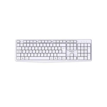APPROX Teclado+raton inalamb X420W 1000DPI Blanco