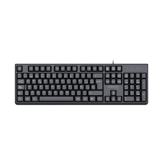 APPROX Teclado X205 USB 2.0 Negro