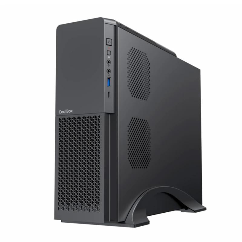 COOLBOX CAJA MATX T313 SLIM FTE.500GR-S 500W USB-C