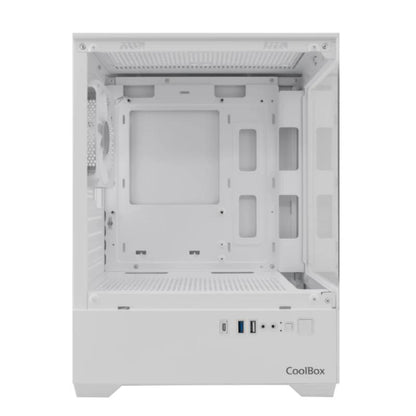 Coolbox Caja Gaming MATX GM200 V.Lite ARGB S.FTE B