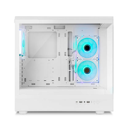 NOX Semitorre HUMMER SIGNAL Frameless ARGB Blanco