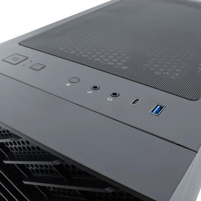 Coolbox Caja Gaming ATX GA300 GRIDLINE Black