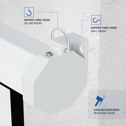 iggual Pantalla manual 16:9 72" 159x89 cm