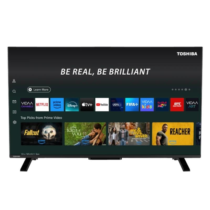 TOSHIBA TV 40" 40QV2F63DG UHD QLED SMART TV HDR10+