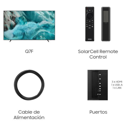 SAMSUNG TV 65" TQ65Q7F UHD QLED SMARTTV IA HDR10+