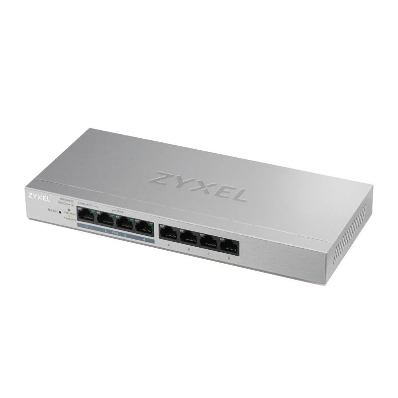 ZyXEL GS1200-8HPV2 Managed Switch 8xGb (4xPoE+)