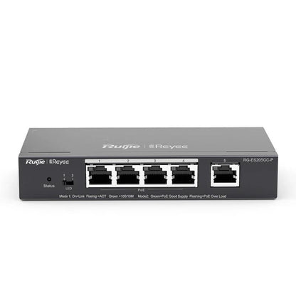 Reyee Switch 5xGb RJ45 (4 PoE/POE+) 54W Steel