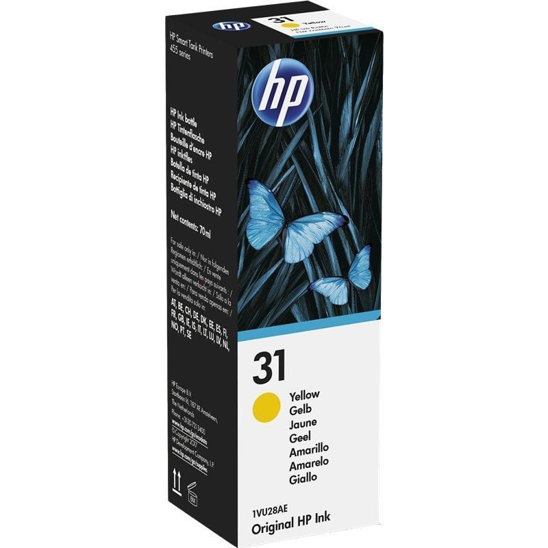 HP Cartucho Kit de Relleno de Tinta 31 Amarillo