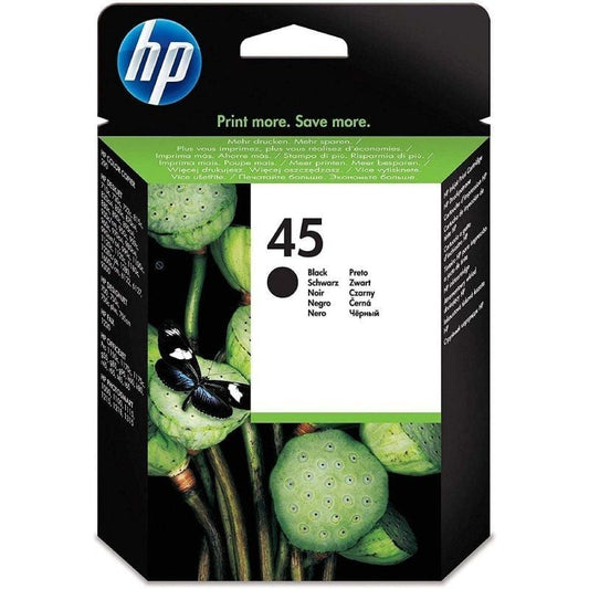Cartucho de Tinta Original HP nº45
Negro