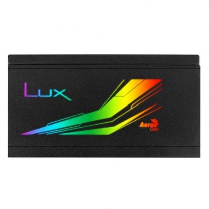 Fuente de Alimentación Aerocool LUX RGB 550M
550W
Ventilador 12cm
80 Plus Bronze