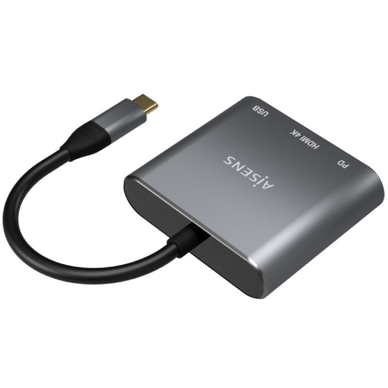 Conversor Aisens A109-0669
USB Tipo-C Macho
HDMI Hembra - USB Hembra - USB Tipo-C Hembra
15cm
Gris