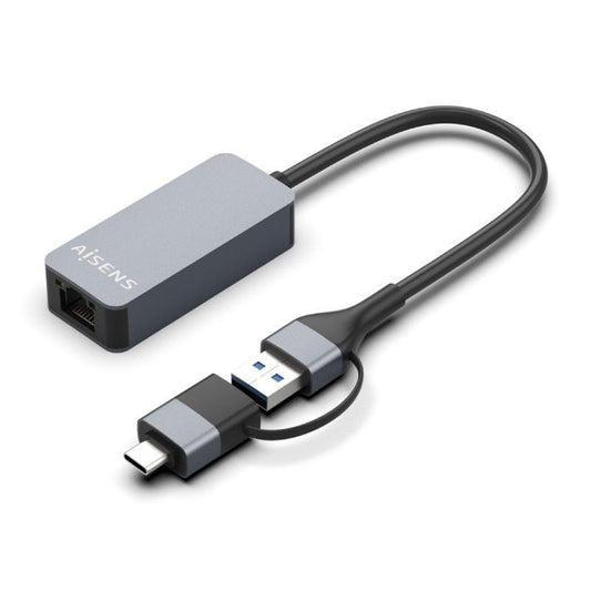Adaptador USB - USB Tipo-C - RJ45 Aisens A109-0710
2500Mbps