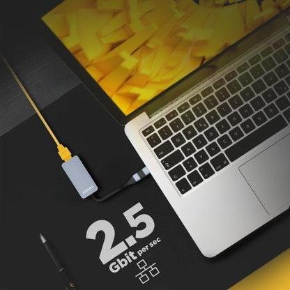 Adaptador USB - USB Tipo-C - RJ45 Aisens A109-0710
2500Mbps