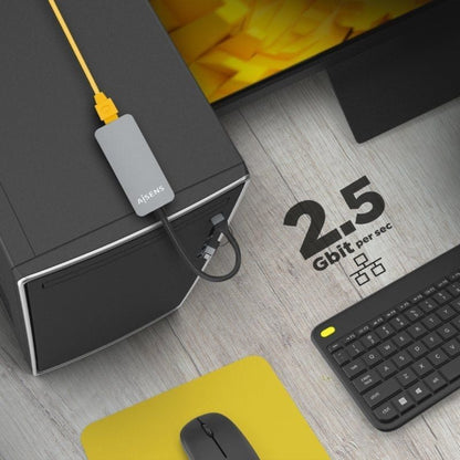 Adaptador USB - USB Tipo-C - RJ45 Aisens A109-0710
2500Mbps