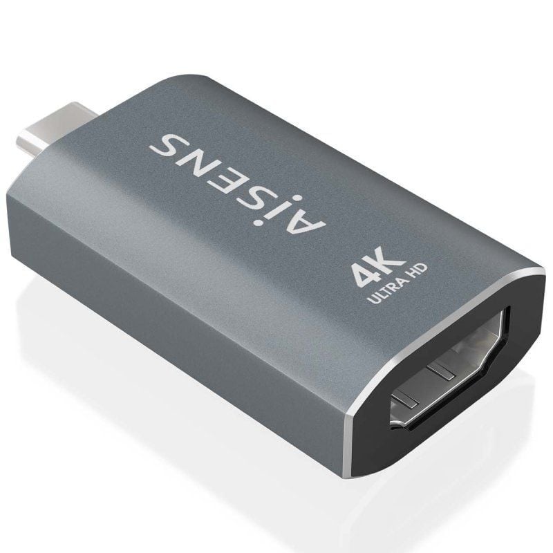Adaptador USB Tipo-C Aisens A109-0862
USB Tipo-C Macho
HDMI 4K Hembra
