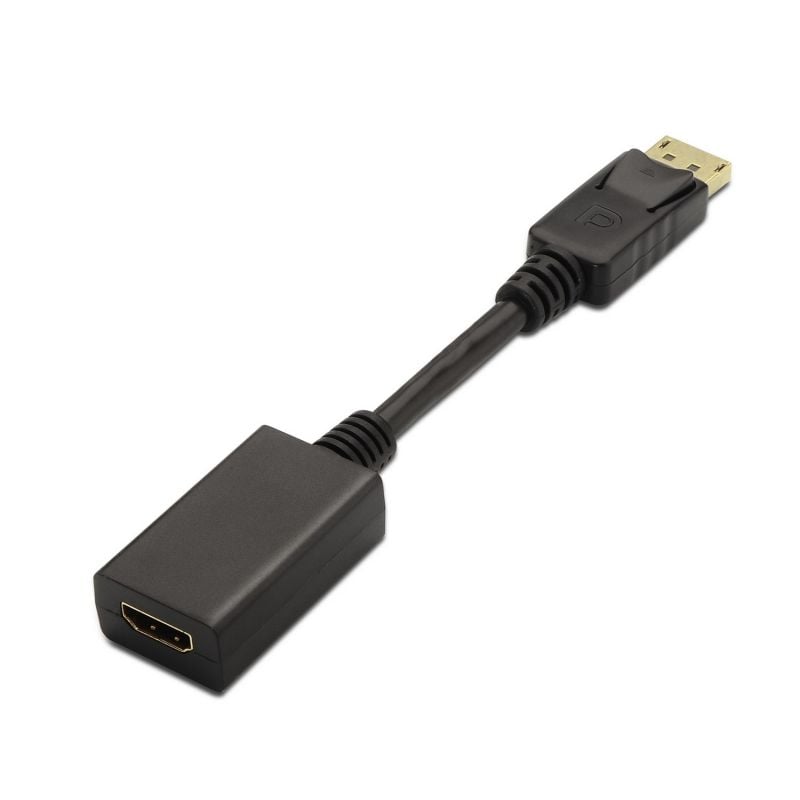 Aisens Conversor DISPLAYPORT/M-HDMI A/H negro 15cm