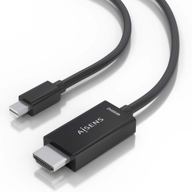 Cable Conversor Aisens A125-0885
Mini DisplayPort Macho - HDMI 4K Macho
60cm
Negro