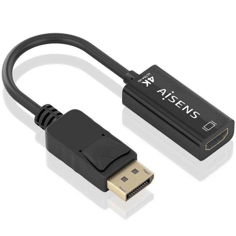 Cable Conversor Aisens A125-0905
DisplayPort Macho - HDMI Hembra
15cm
Negro