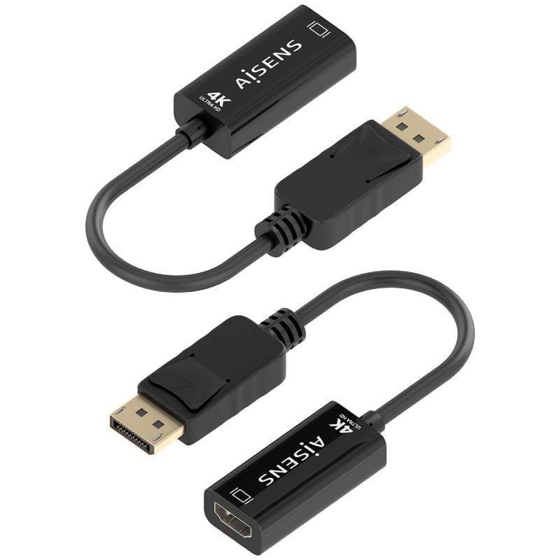 Cable Conversor Aisens A125-0905
DisplayPort Macho - HDMI Hembra
15cm
Negro
