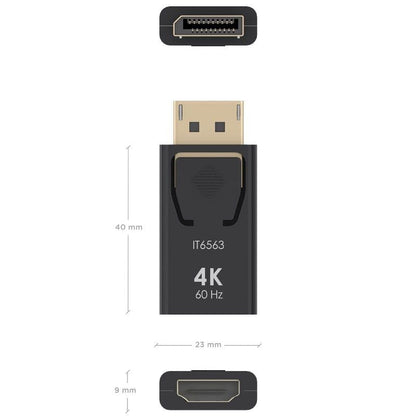 Adaptador HDMI 4K Aisens A125-0908
DisplayPort Macho - HDMI Hembra