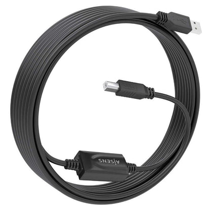 Cable Alargador USB 2.0 con Amplificador Aisens A101-0881
USB Macho - USB Tipo-B Macho
10m
Negro