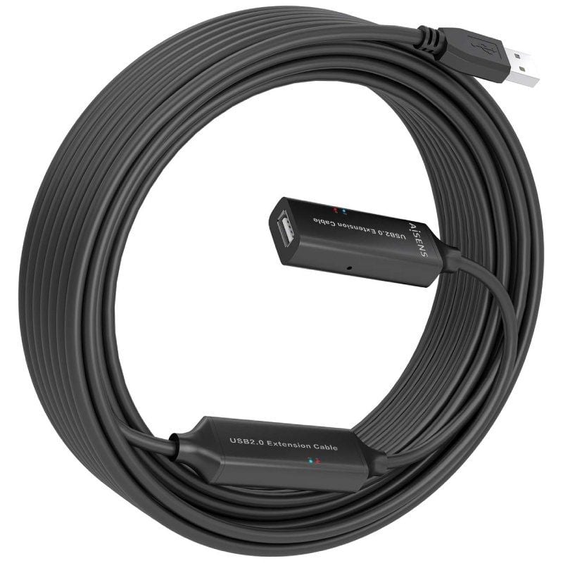 Cable Alargador USB 2.0 Aisens A101-0916
USB Macho - USB Hembra
15m
Negro