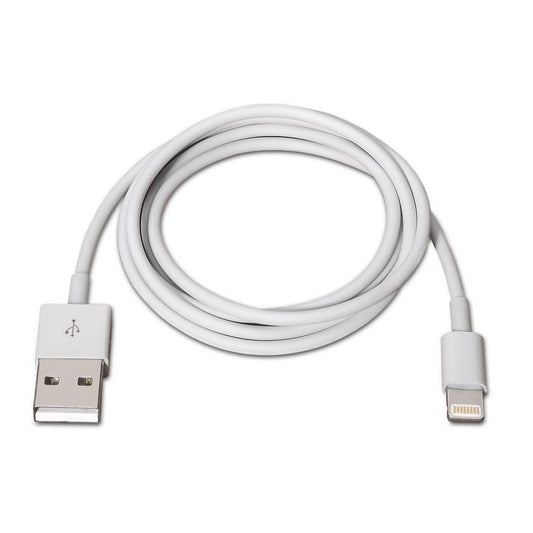 Cable USB 2.0 Lightning Aisens A102-0036
USB Macho - Lightning Macho
Hasta 2.5W
60Mbps
2m
Blanco