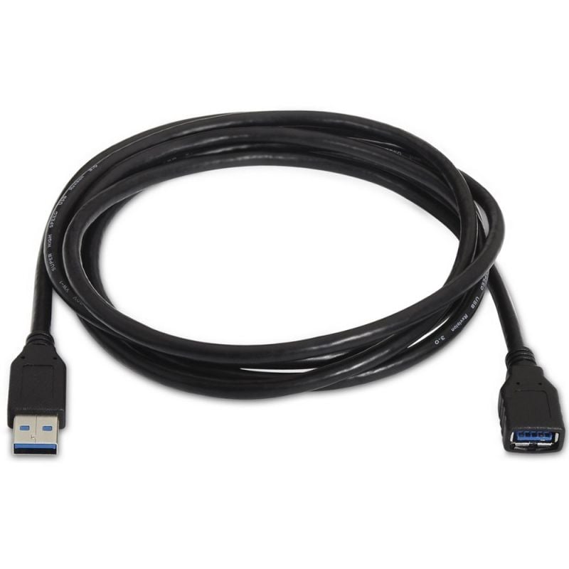 Cable Alargador USB 3.0 Aisens A105-0041
USB Macho - USB Hembra
Hasta 9W
625Mbps
1m
Negro