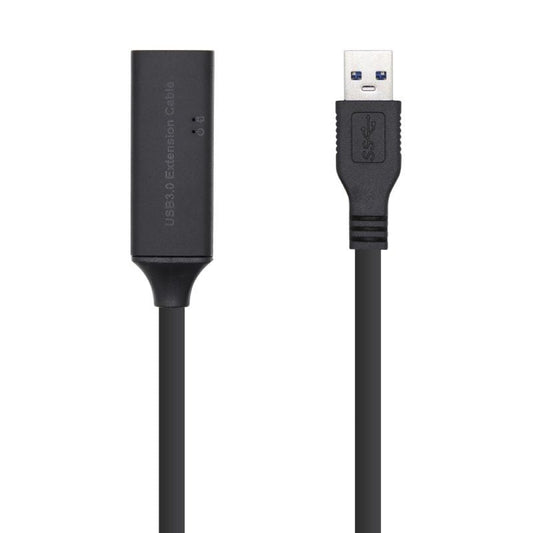 Cable Alargador USB 3.0 con Amplificador Aisens A105-0409
USB Macho - USB Hembra
Hasta 9W
625Mbps
15m
Negro