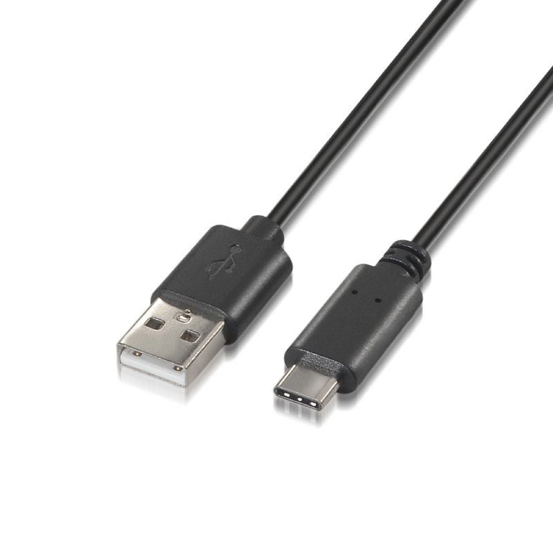 Cable USB 2.0 Tipo-C Aisens A107-0052
USB Tipo-C Macho - USB Macho
Hasta 9W
625Mbps
2m
Negro