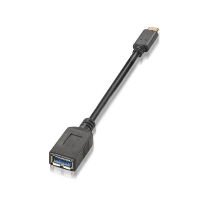 Cable USB 3.1 Tipo-C Aisens A107-0062
USB Tipo-C Macho - USB Hembra
Hasta 27W
625Mbps
15cm
Negro