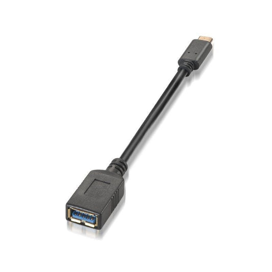 Cable USB 3.1 Tipo-C Aisens A107-0062
USB Tipo-C Macho - USB Hembra
Hasta 27W
625Mbps
15cm
Negro