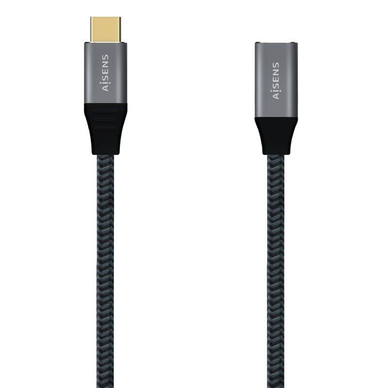Cable Alargador USB 3.2 Tipo-C Aisens A107-0635 20GBPS 5A 100W
USB Tipo-C Macho - USB Tipo-C Hembra
Hasta 100W
2500Mbps
1m
Gris