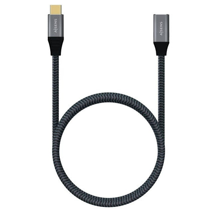 Cable Alargador USB 3.2 Tipo-C Aisens A107-0635 20GBPS 5A 100W
USB Tipo-C Macho - USB Tipo-C Hembra
Hasta 100W
2500Mbps
1m
Gris