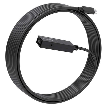 Cable Alargador USB 3.2 con Amplificador Aisens A107-0869
USB Tipo-C Macho - USB Tipo-C Hembra
Hasta 100W
20Gbps
5m
Negro