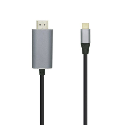 Cable Conversor Aisens A109-0393
USB Tipo-C Macho - HDMI Macho
Hasta 27W
1250Mbps
1.8m
Negro