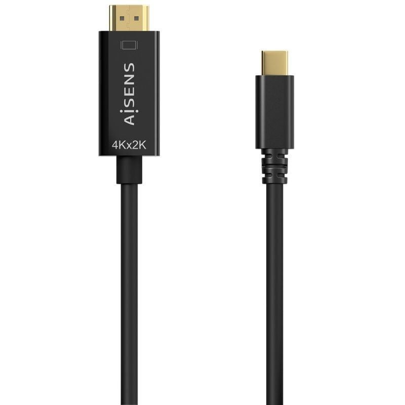 Cable Conversor HDMI 4K Aisens A109-0624
USB Tipo-C Macho - HDMI Macho
Hasta 27W
1250Mbps
1.8m
Negro