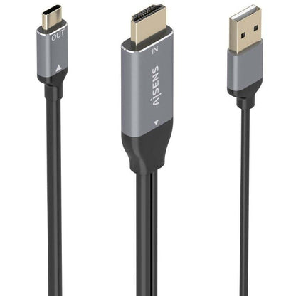 Cable Conversor Aisens A109-0871
HDMI Macho
USB Macho - USB Tipo-C Macho
1.8m
Negro