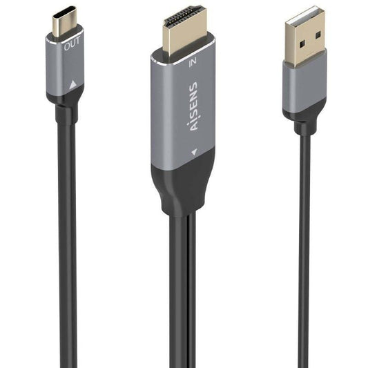 Cable Conversor Aisens A109-0871
HDMI Macho
USB Macho - USB Tipo-C Macho
1.8m
Negro