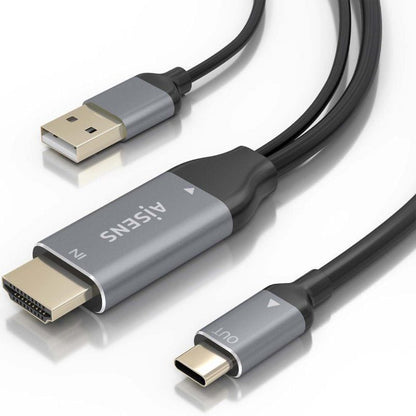 Cable Conversor Aisens A109-0871
HDMI Macho
USB Macho - USB Tipo-C Macho
1.8m
Negro